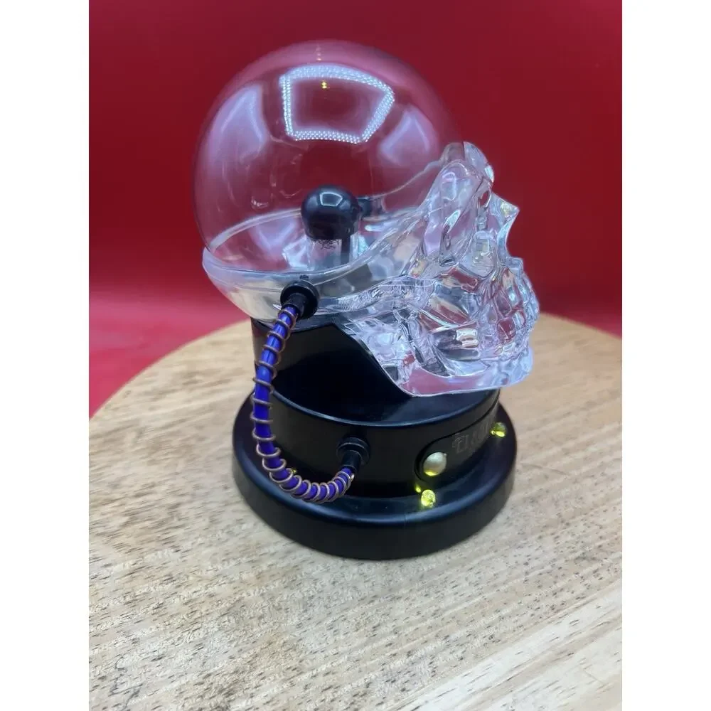 Hyde & EEK! Boutique Animated Plasma Skull Halloween Crystal Ball Decor